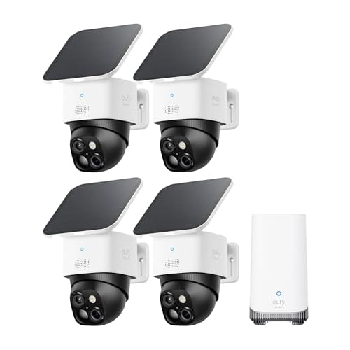 eufy SoloCam S340, 4-Cam Kit, 3K Dual-Lens Solar Security Camera Review: What to Know Before Buying